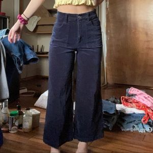 high rise wide leg pant